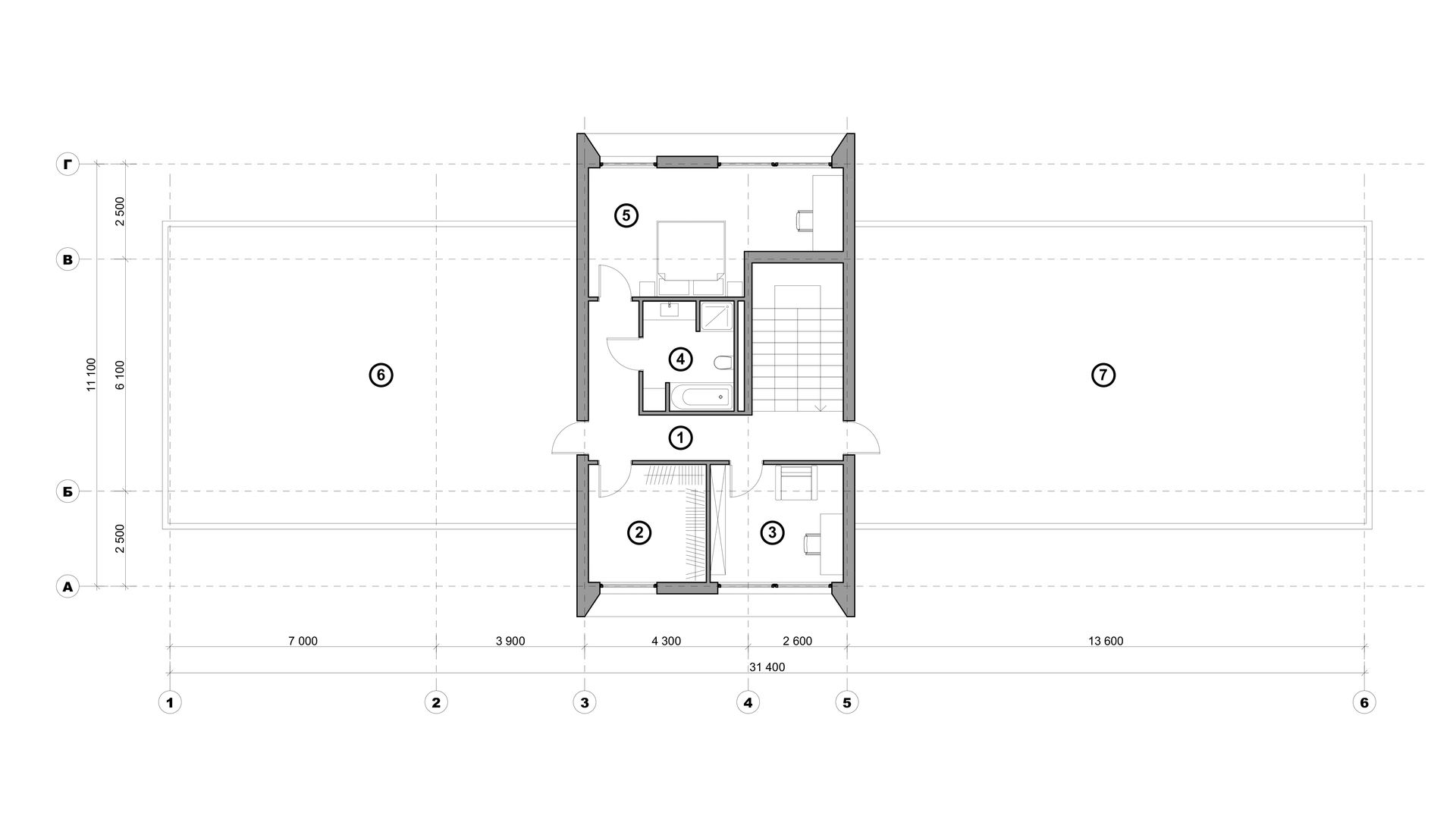 Минимализм 2, Максим Любецкий Максим Любецкий Casas minimalistas Concreto