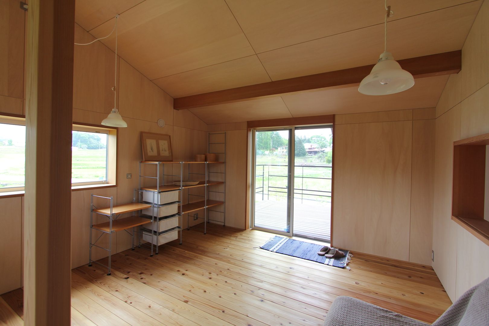 八ヶ岳を望む家, 藤松建築設計室 藤松建築設計室 Chambre d'enfant scandinave Eclairage