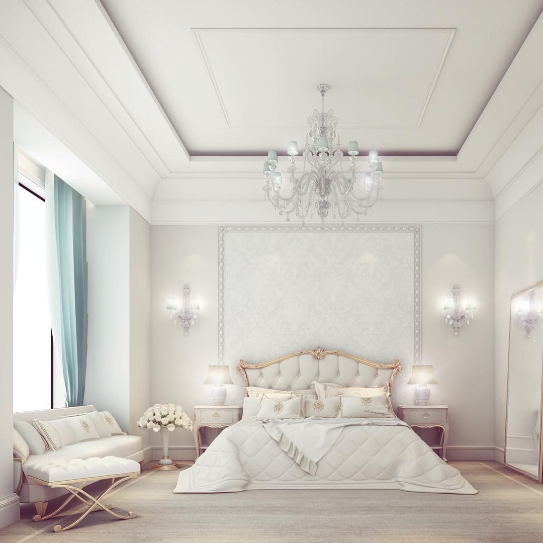 Simple yet Elegant Bedroom Design, IONS DESIGN IONS DESIGN ミニマルスタイルの 寝室 大理石 bedroom design,interior design,Dubai,home design,home interior,home decor ideas,villa interior