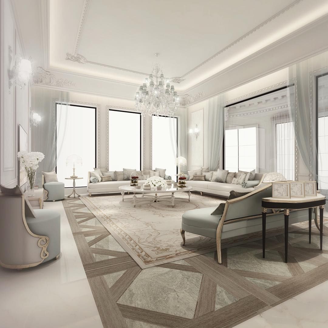 Italian Glam Living Room Design, IONS DESIGN IONS DESIGN ห้องนั่งเล่น ไม้ Wood effect living room design,home design,home interior,interior design,dubai,sitting room design