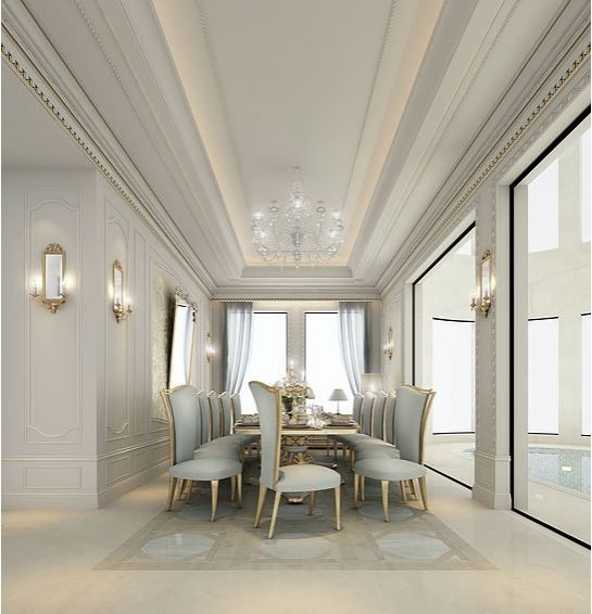 Gorgeous Dining Room Design, IONS DESIGN IONS DESIGN Śródziemnomorska jadalnia Marmur dining room design,interior design,home design,home interior