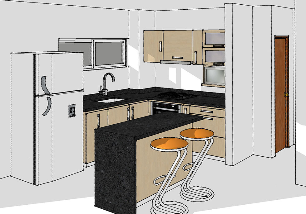 Lo primero: un render de tu cocina, Remodelar Proyectos Integrales Remodelar Proyectos Integrales 모던스타일 주방 MDF