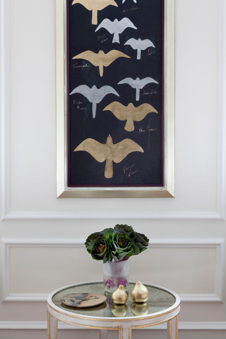 birds in flight artwork Mel McDaniel Design Living room