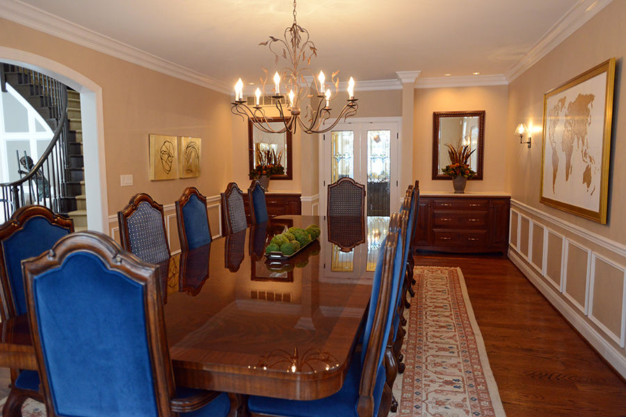 Villanova , Mel McDaniel Design Mel McDaniel Design Classic style dining room