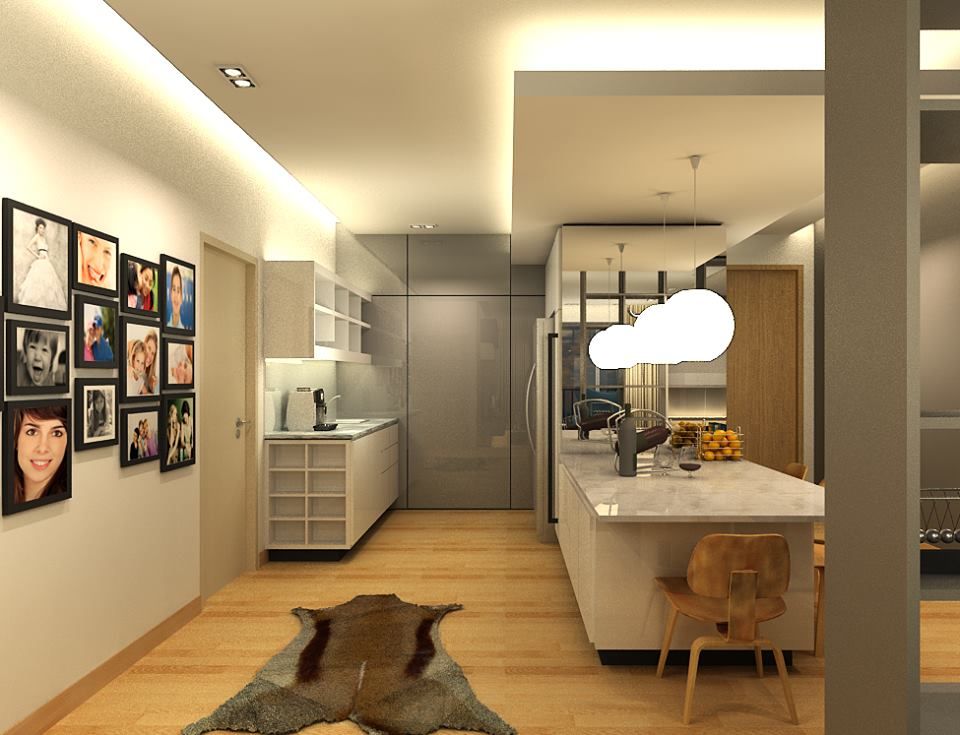 The Sanderson Home, inDfinity Design (M) SDN BHD inDfinity Design (M) SDN BHD Comedores de estilo moderno