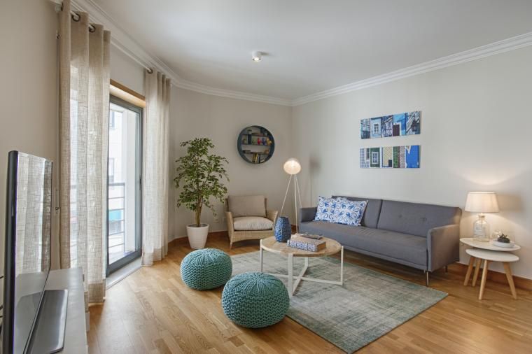 APARTAMENTO TURÍSTICO ARROIOS - LISBOA, TRAÇO 8 INTERIORES TRAÇO 8 INTERIORES Salas de estar modernas