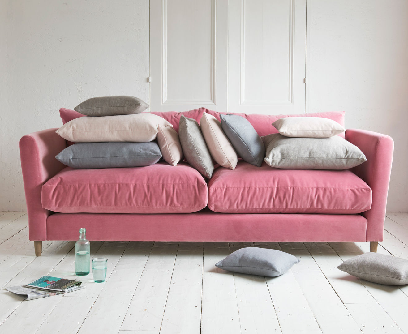 Scatter cushions Loaf Salones de estilo moderno Textil Ámbar/Dorado Accesorios y decoración