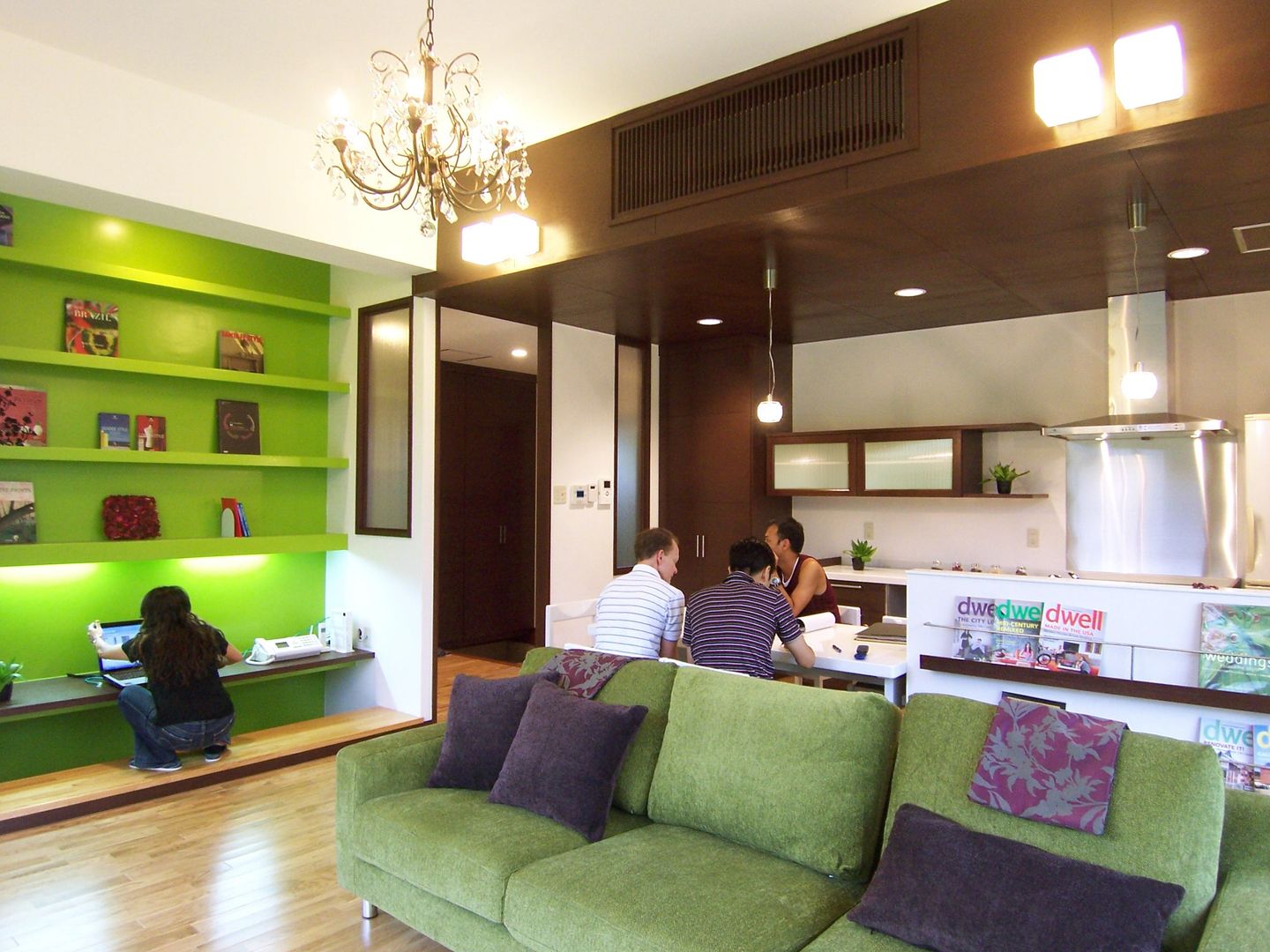 mhouse_改装工事, e.co room e.co room Livings de estilo moderno Concreto reforzado Salas y sillones