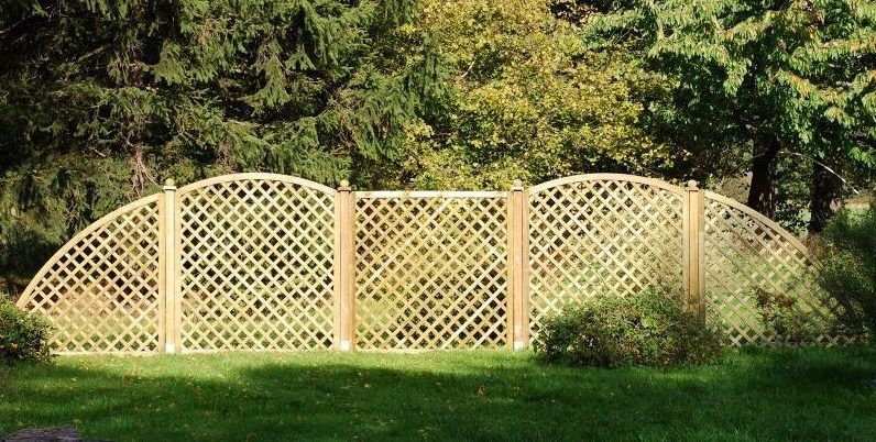 Rankgitter Manta mit Bogen, Krawex OHG Krawex OHG Rustic style garden Fencing & walls