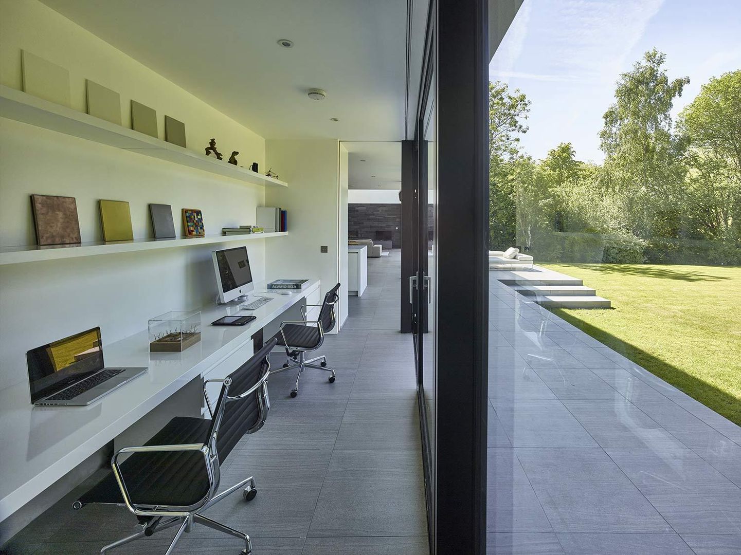 House 134, Andrew Wallace Architects Andrew Wallace Architects Minimalistische studeerkamer