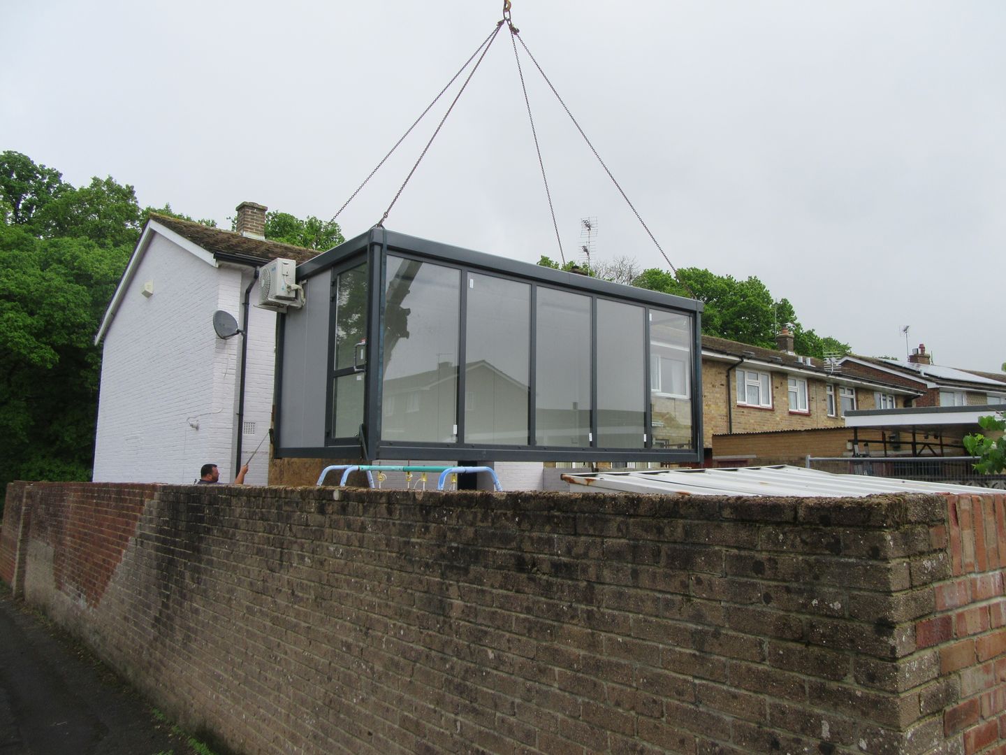 INSTANT EXTENSION JC PORTABLE SITE ACCOMMODATION LTD Modern style conservatory