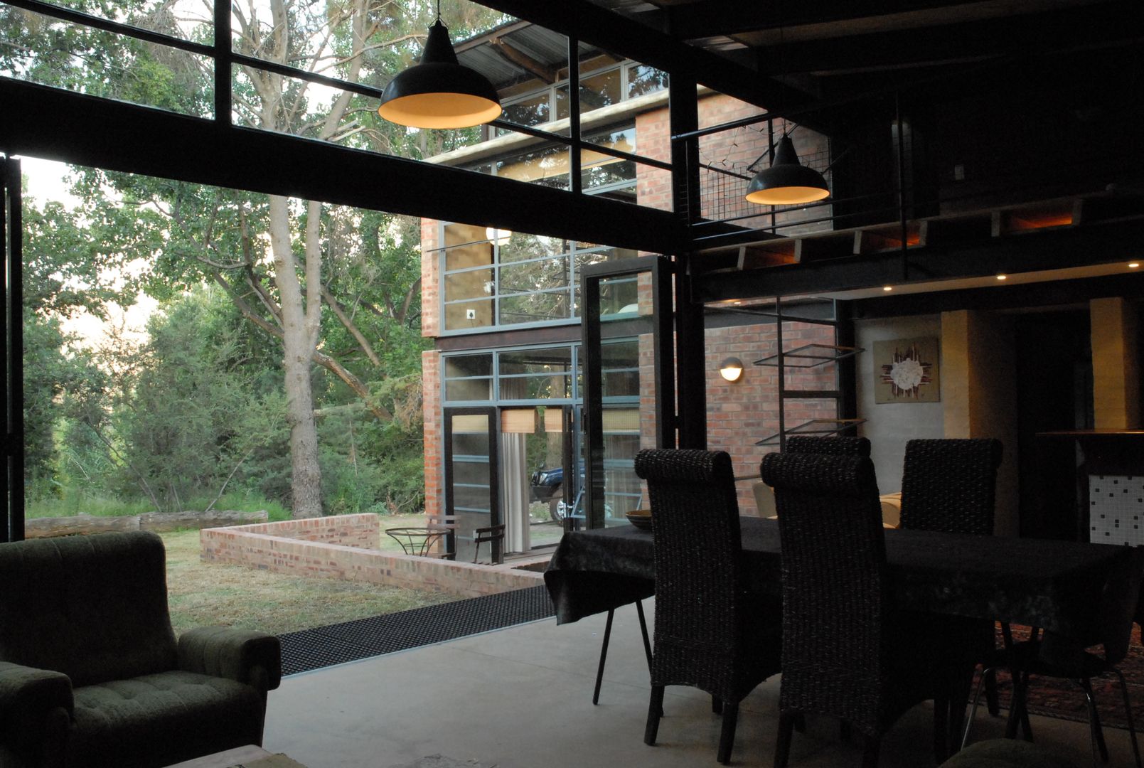 Forest Edge Guest House, Clarens Reinier Brönn Architects & Associates Industrial style dining room