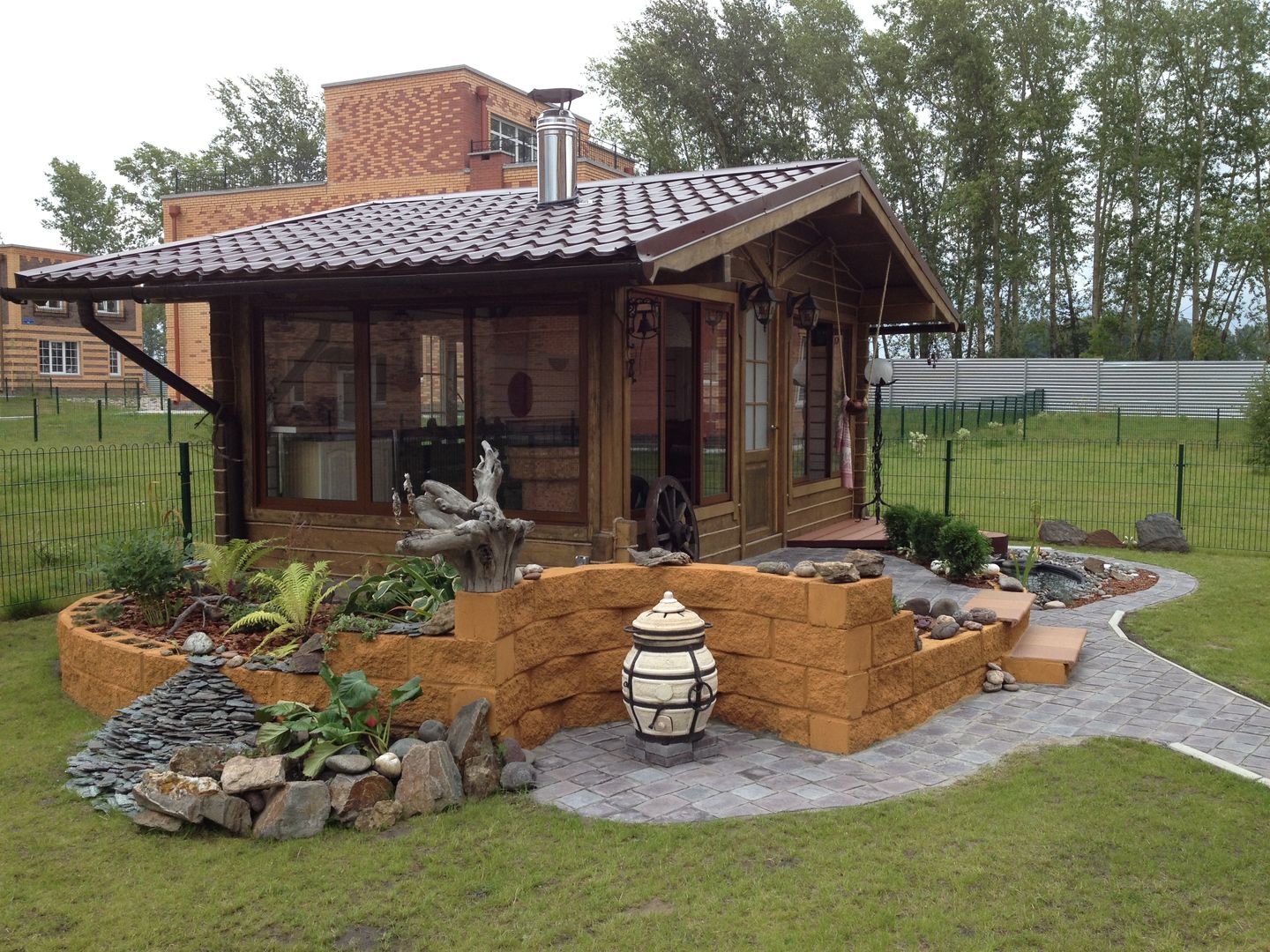 Веранда-беседка (всесезонная), СВ СВ Scandinavian style garden Engineered Wood Transparent