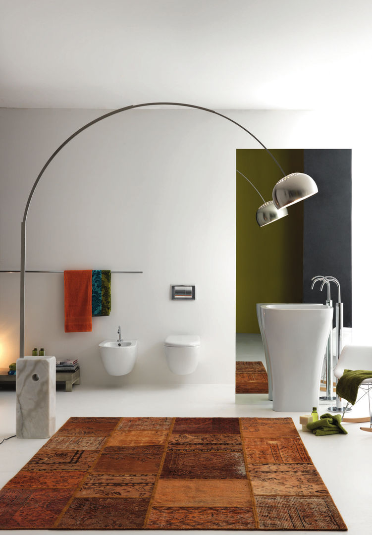 homify Modern style bathrooms Ceramic Sinks