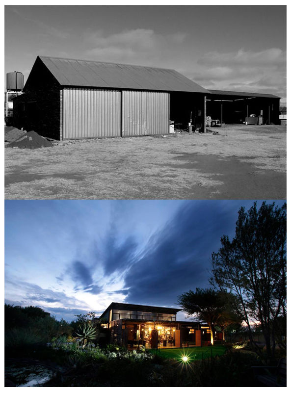 modern by Smit Architects, Modern before and after,renovation,revamp,b&b,Shed,Farm,Free State