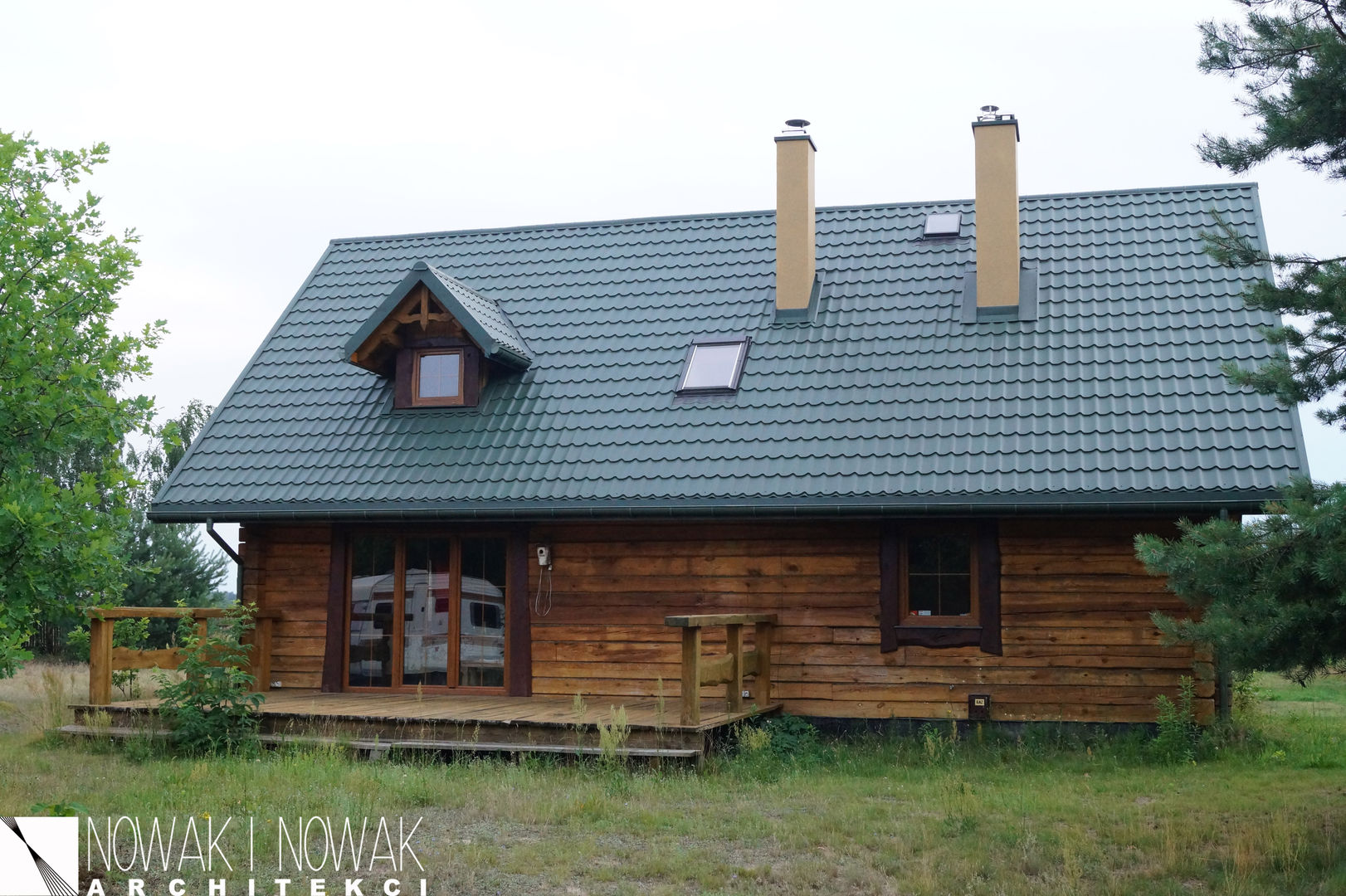 DOMY DREWNIANE, Nowak i Nowak Architekci Nowak i Nowak Architekci Country style houses Wood Wood effect