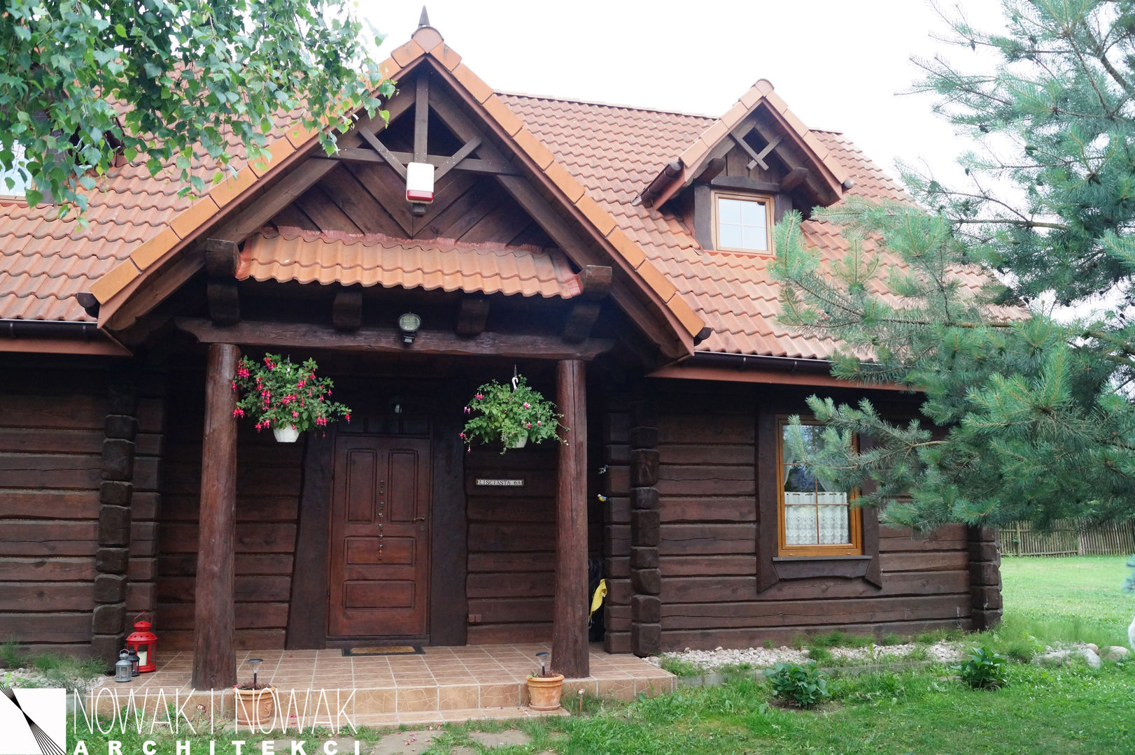 DOMY DREWNIANE, Nowak i Nowak Architekci Nowak i Nowak Architekci Country style house Wood Wood effect