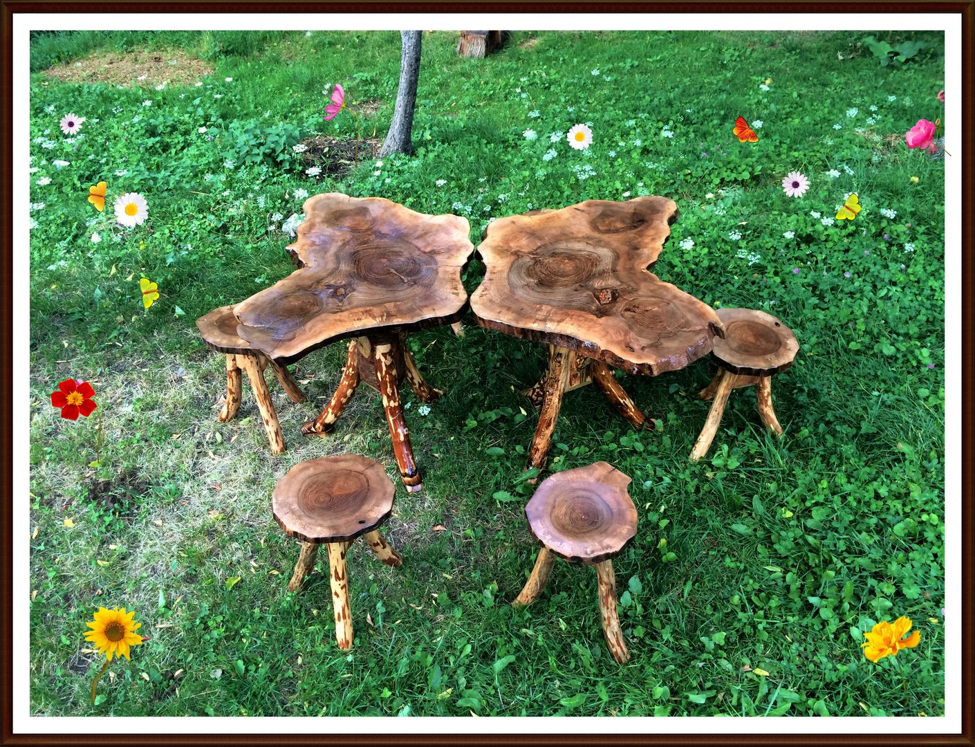KELEBEĞİN KANATLARI, Coşkun Ahşap Dekorasyon Coşkun Ahşap Dekorasyon Rustic style garden Wood Wood effect Furniture