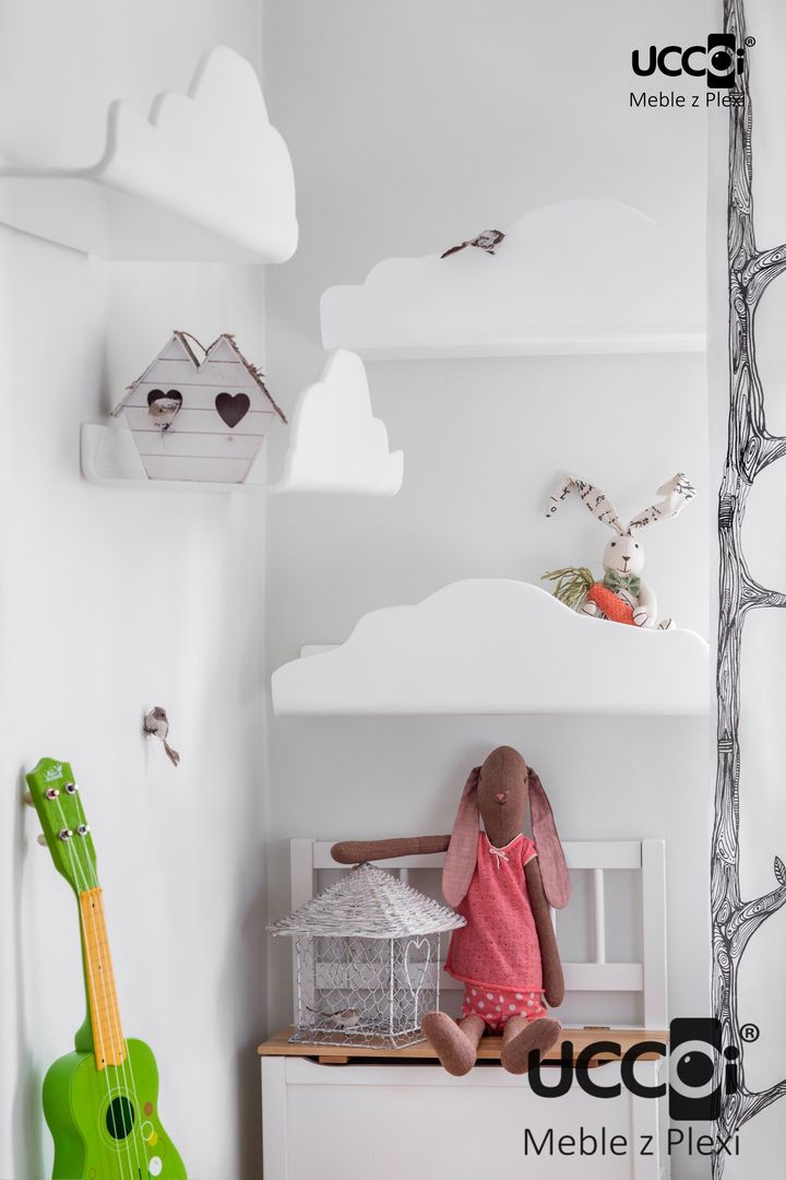 Pokój parki przedszkolaków według UCCOI®, UCCOI® producent mebli i dekoracji z plexi UCCOI® producent mebli i dekoracji z plexi Nursery/kid’s room Glass