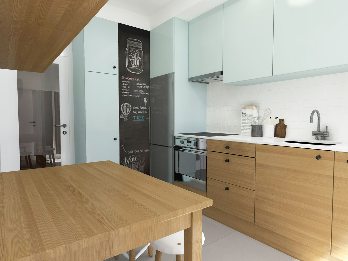 homify Dapur Gaya Skandinavia