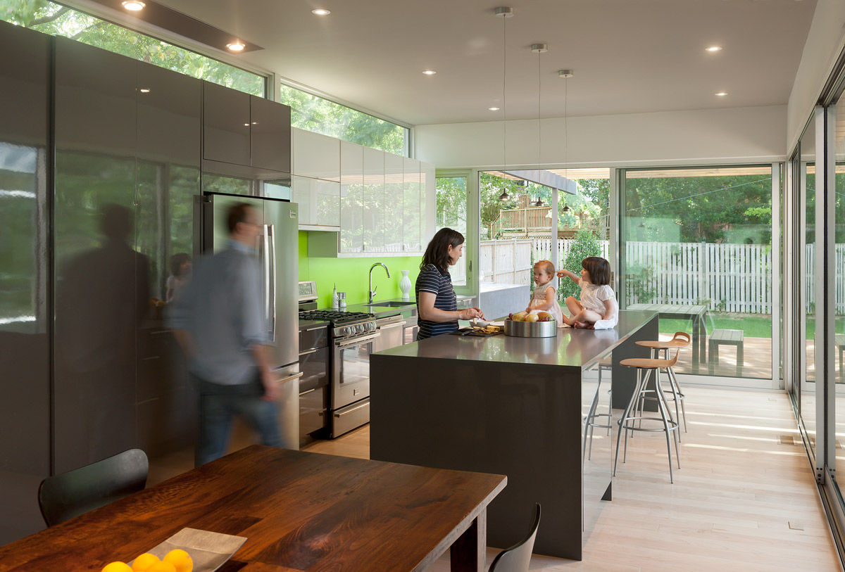 Casa Abierta, KUBE architecture KUBE architecture Modern style kitchen