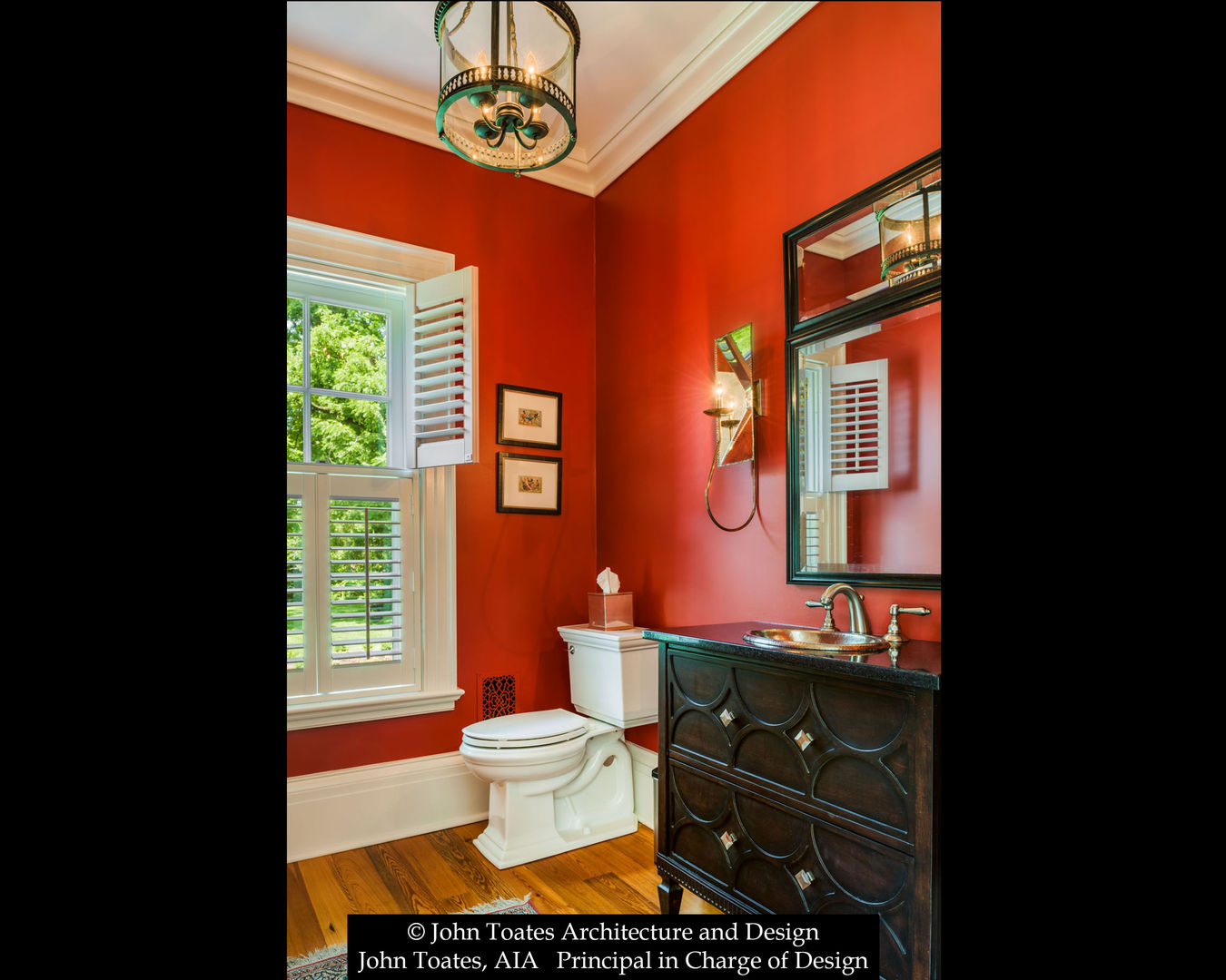 Powder Room John Toates Architecture and Design Classic style bathroom