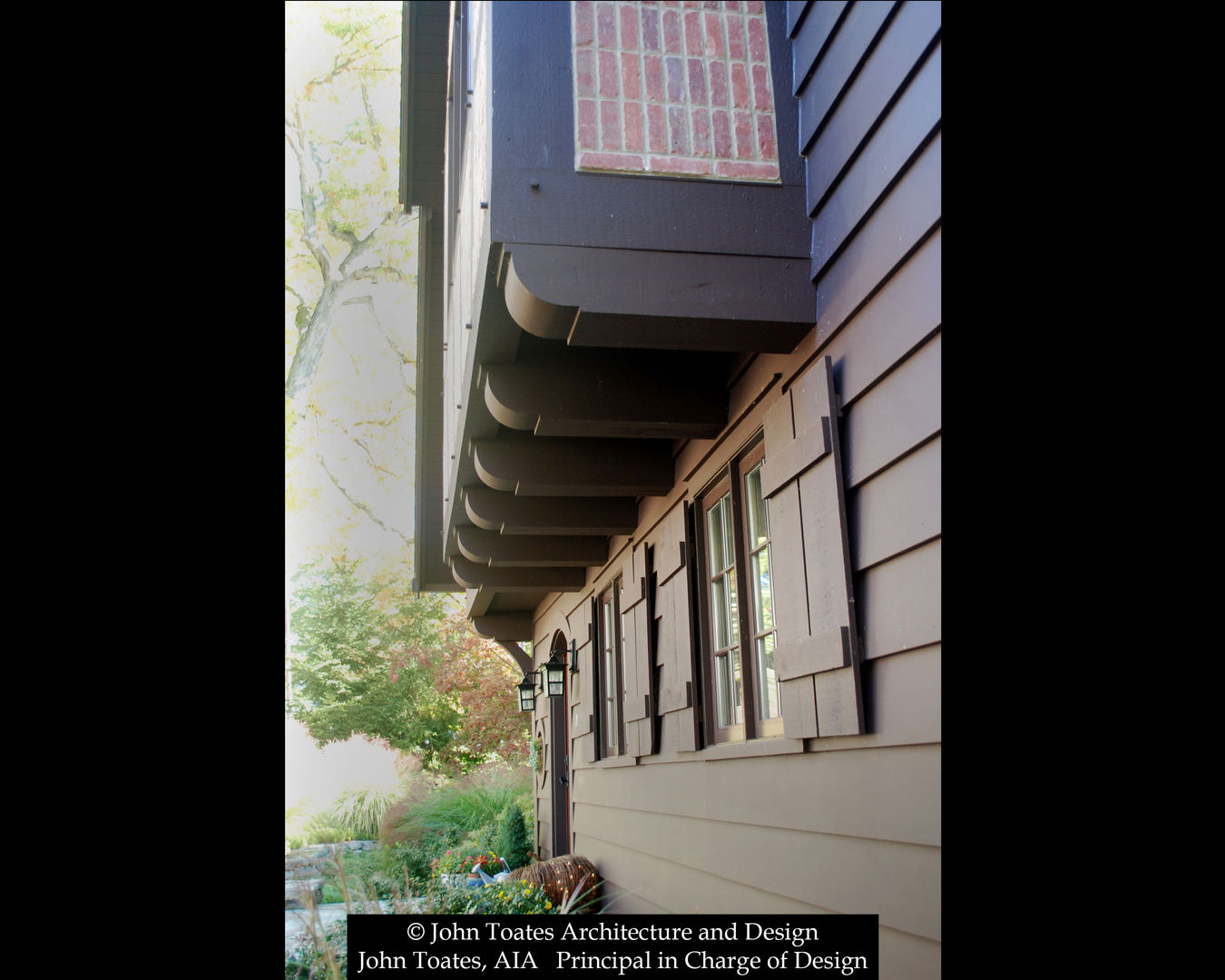 Facade Detail John Toates Architecture and Design Classic style houses