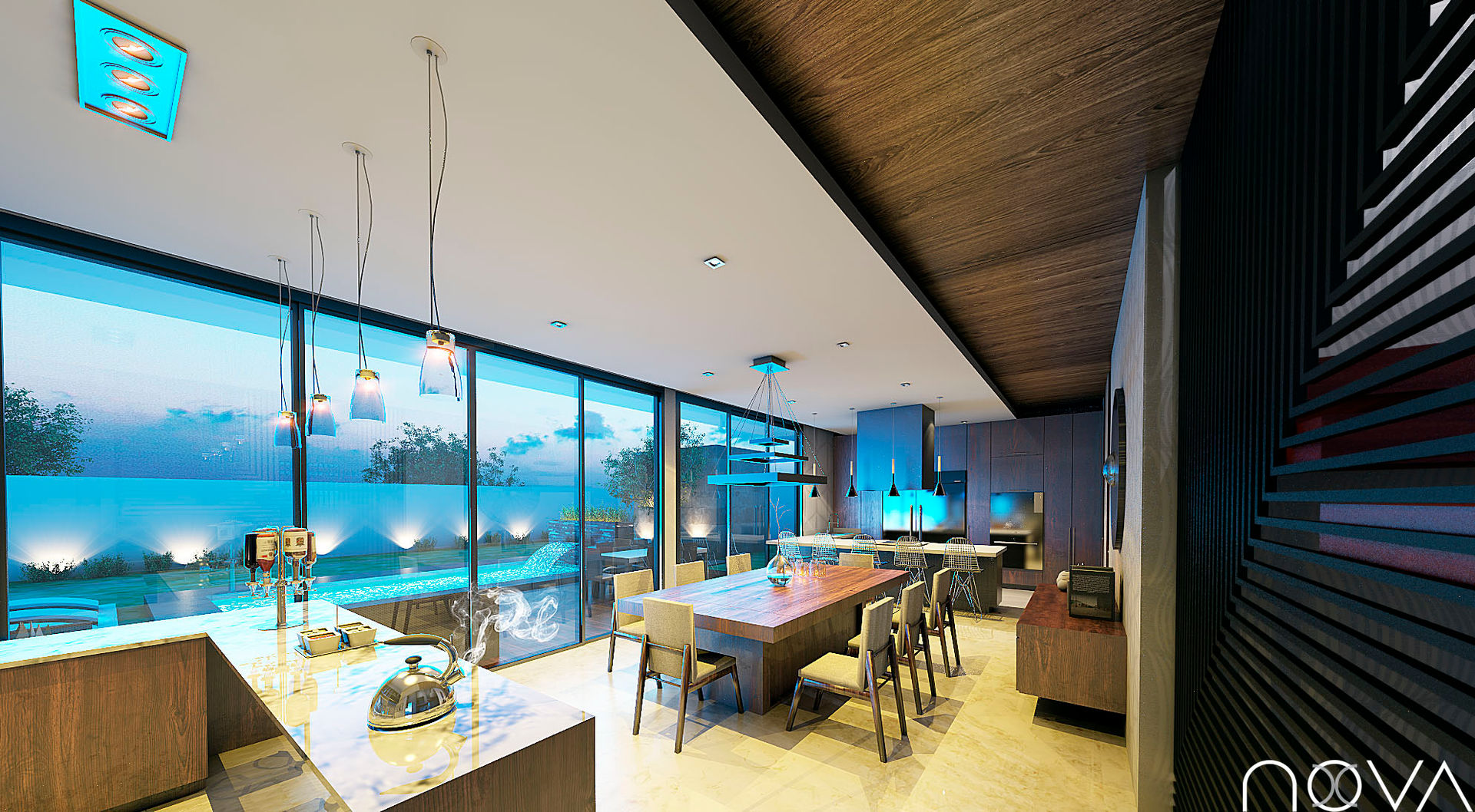 homify Modern dining room