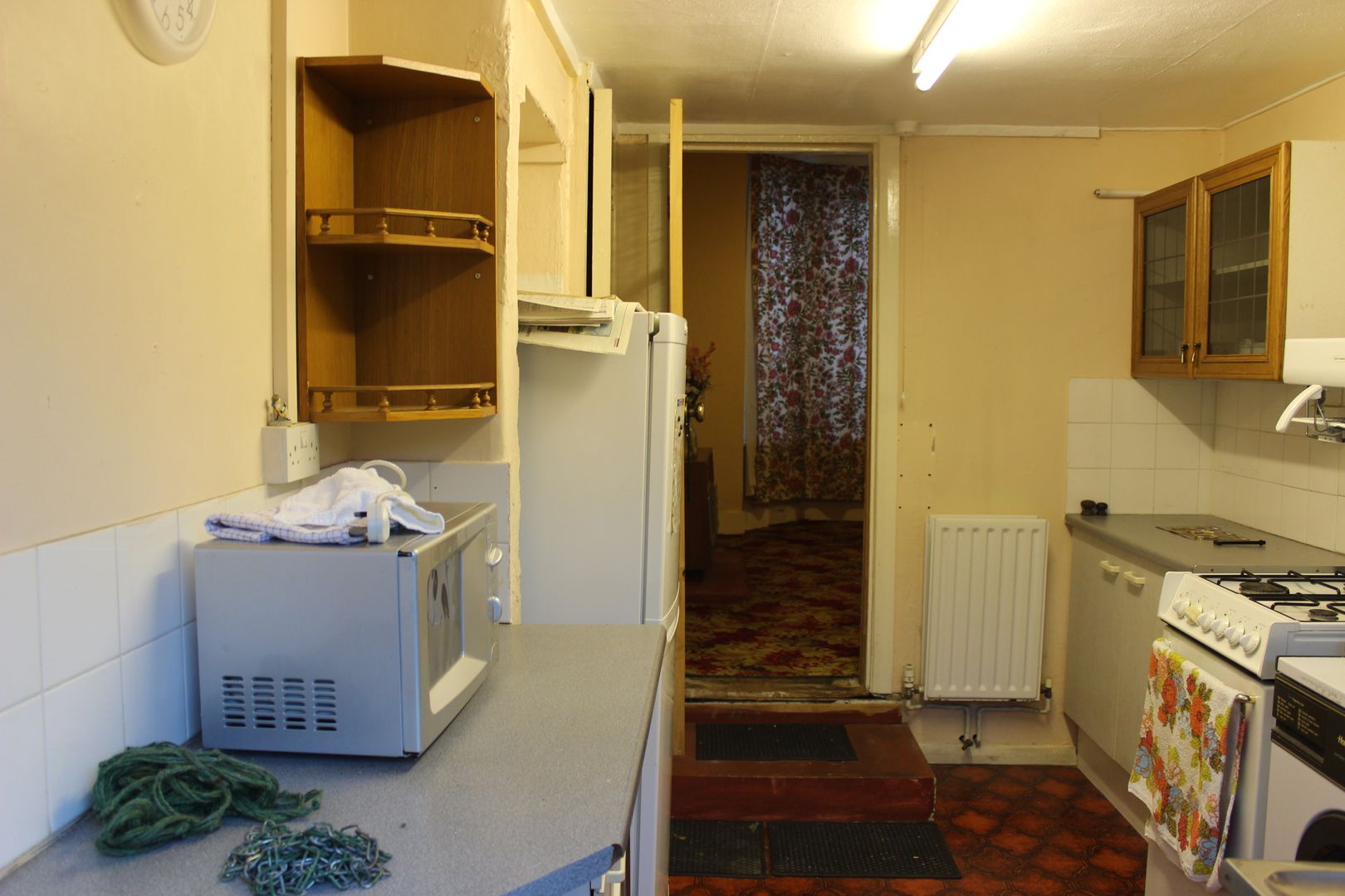 Kitchen Before - leading into lounge Millennium Interior Designers