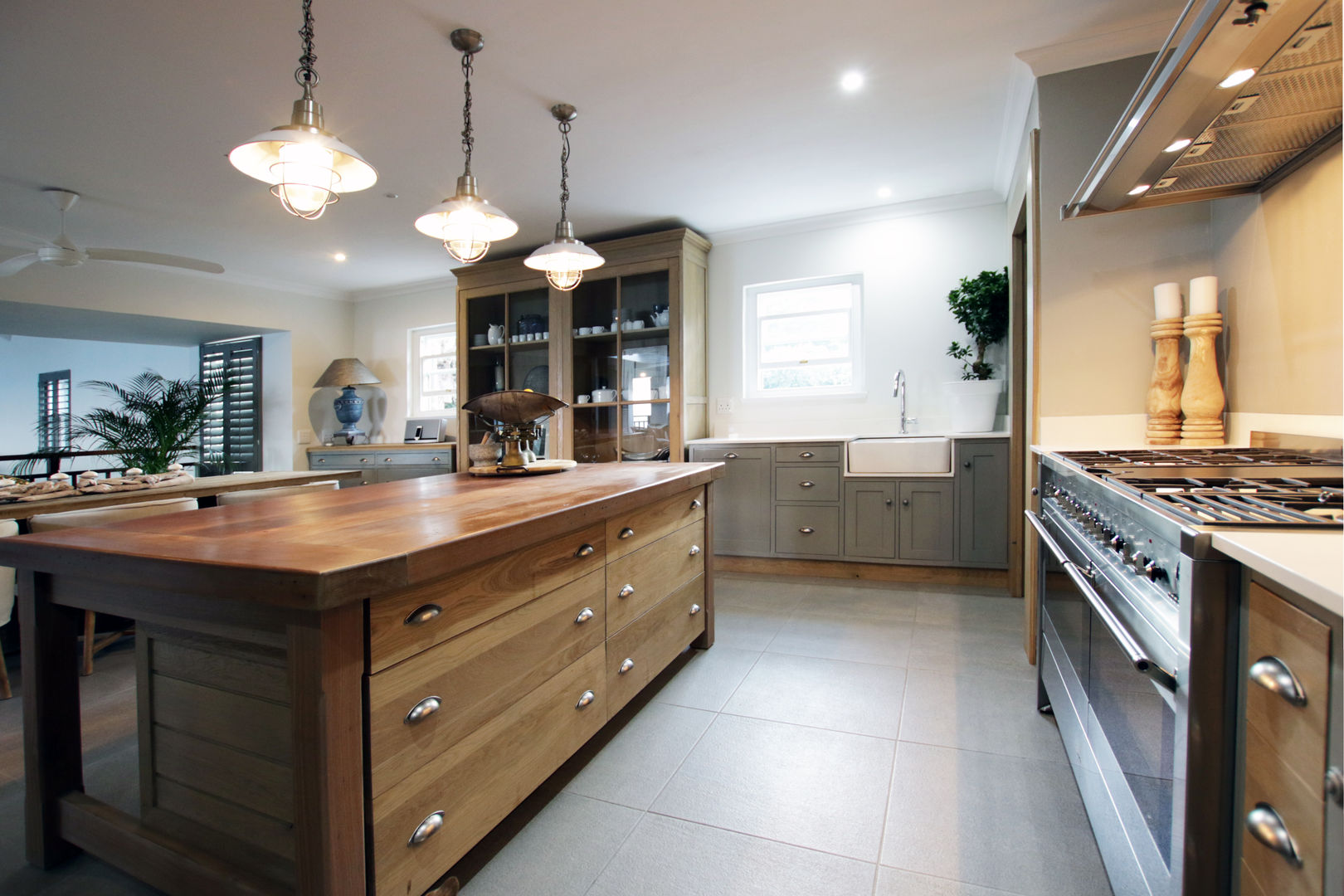 Kitchen JSD Interiors Built-in kitchens Wood Wood effect Kitchen contemporary rustic,kitchen island,kitchen cabinet,kitchen cabinet