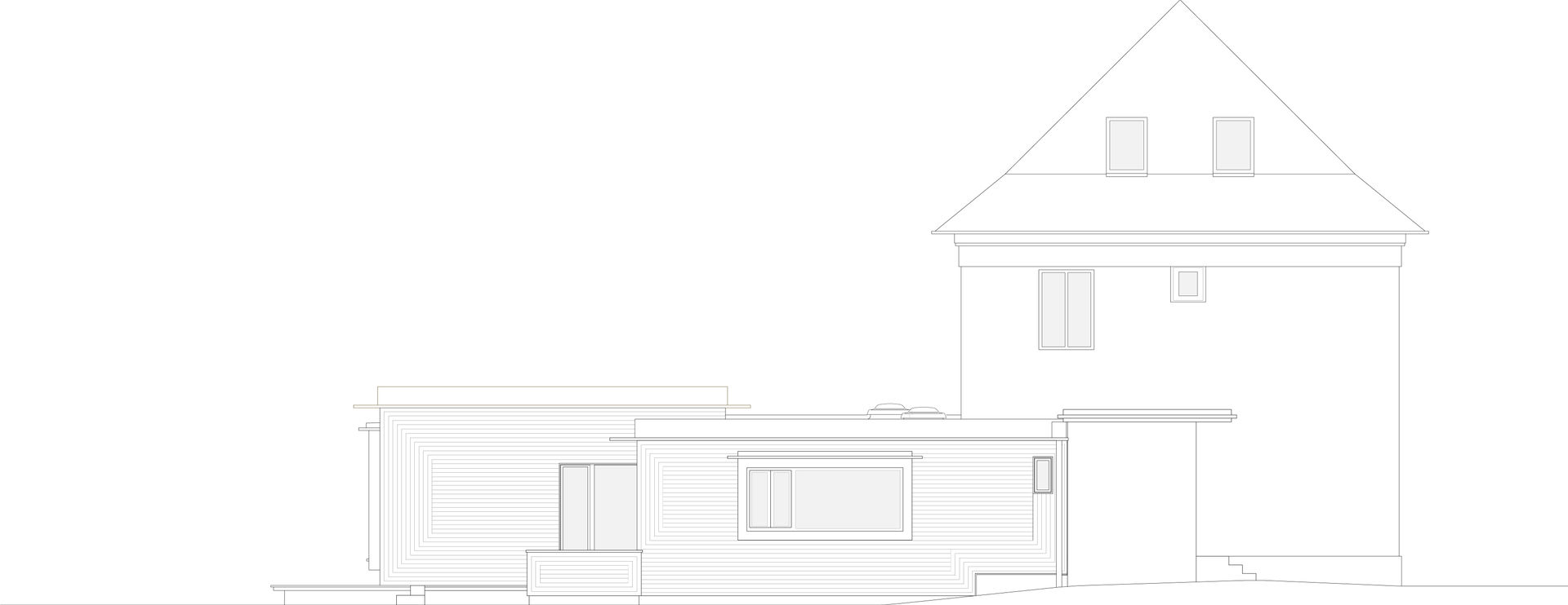 brandt+simon architektenが手掛けた現代の, モダン semi-detached house,extension,Berlin,wooden house,wood facade