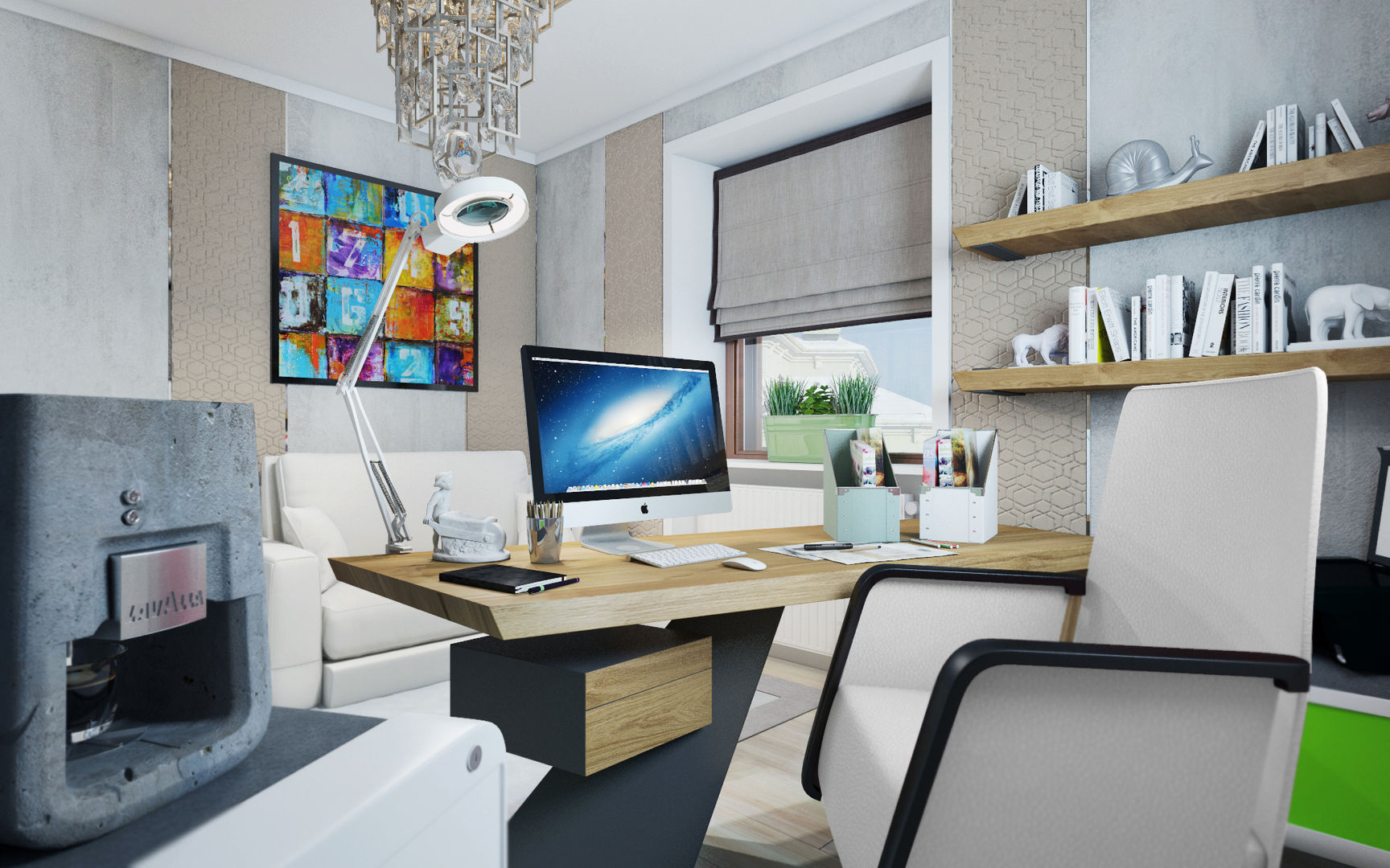 homify Oficinas de estilo ecléctico