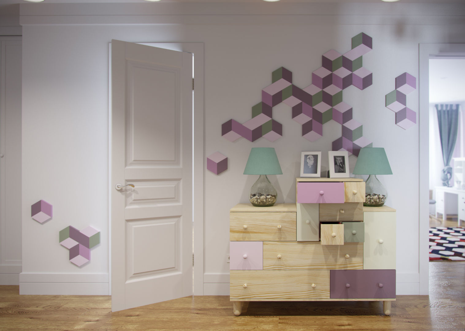 homify Pasillos, halls y escaleras escandinavos