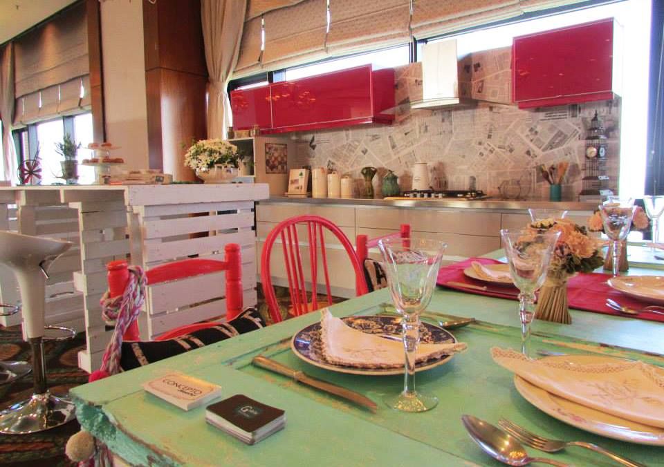 Ambientación cocina - comedor | COOKING FUN , G7 Grupo Creativo G7 Grupo Creativo Eclectic style dining room