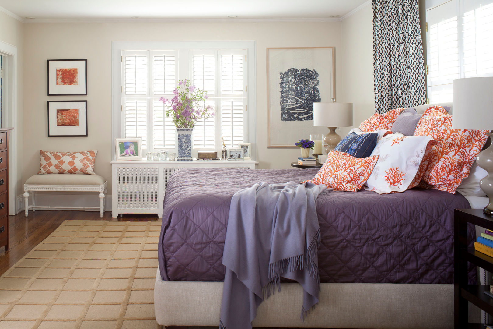 Denver Country Club Home, Andrea Schumacher Interiors Andrea Schumacher Interiors Kamar Tidur Klasik