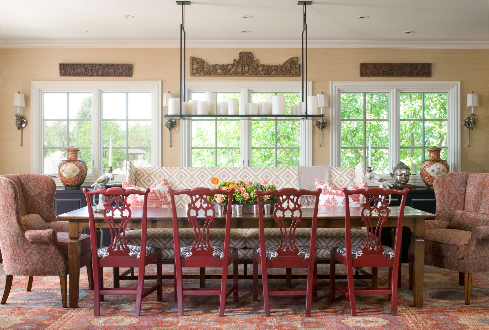 Home of the Year, Andrea Schumacher Interiors Andrea Schumacher Interiors 클래식스타일 다이닝 룸