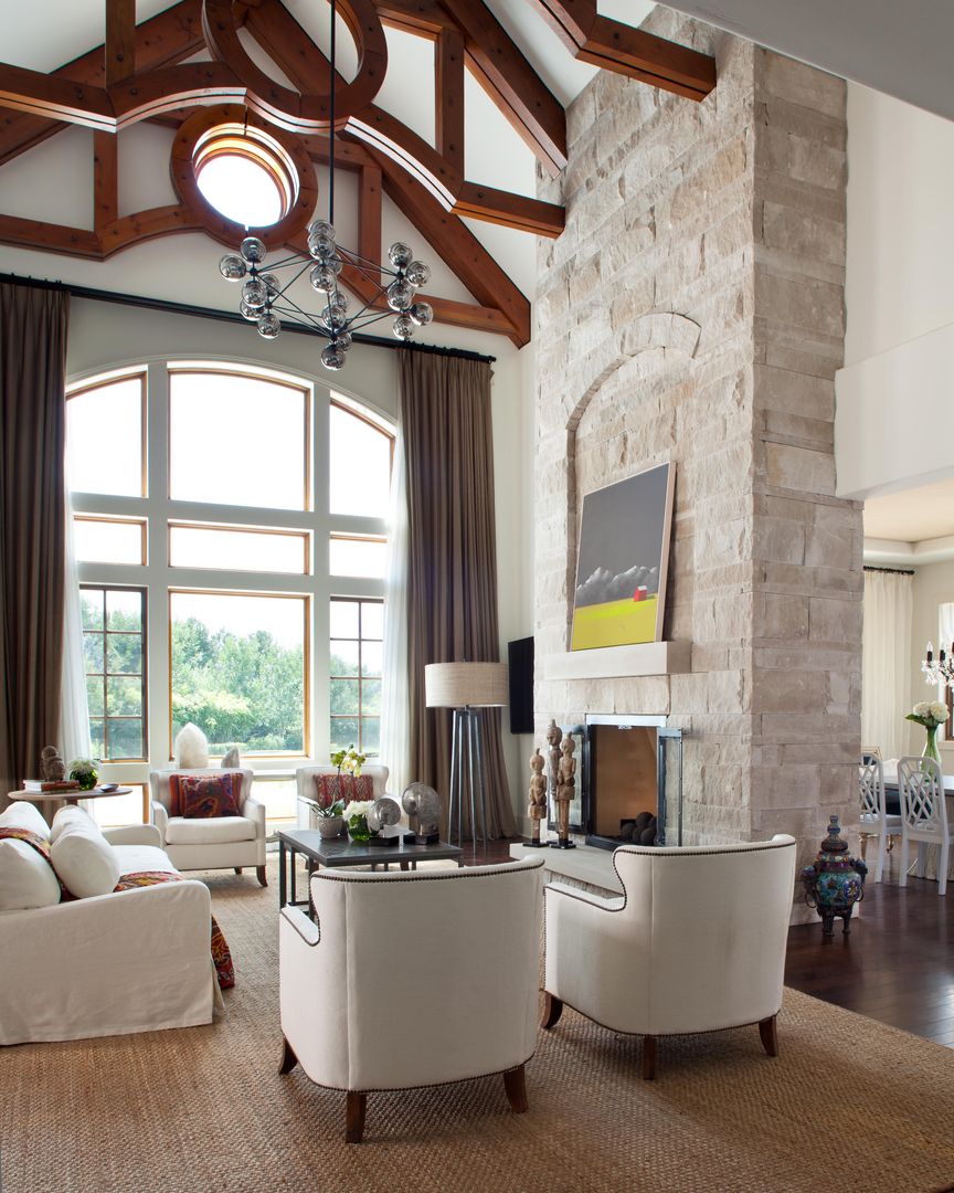 Buell Mansion Remix, Andrea Schumacher Interiors Andrea Schumacher Interiors Living room