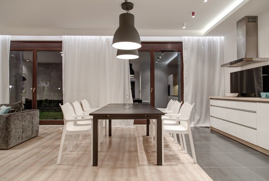 Beton, Perfect Space Perfect Space Modern Dining Room