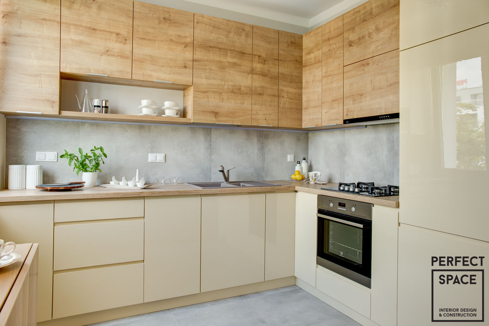 Mieszkanie dla singla, Perfect Space Perfect Space Cocinas de estilo moderno