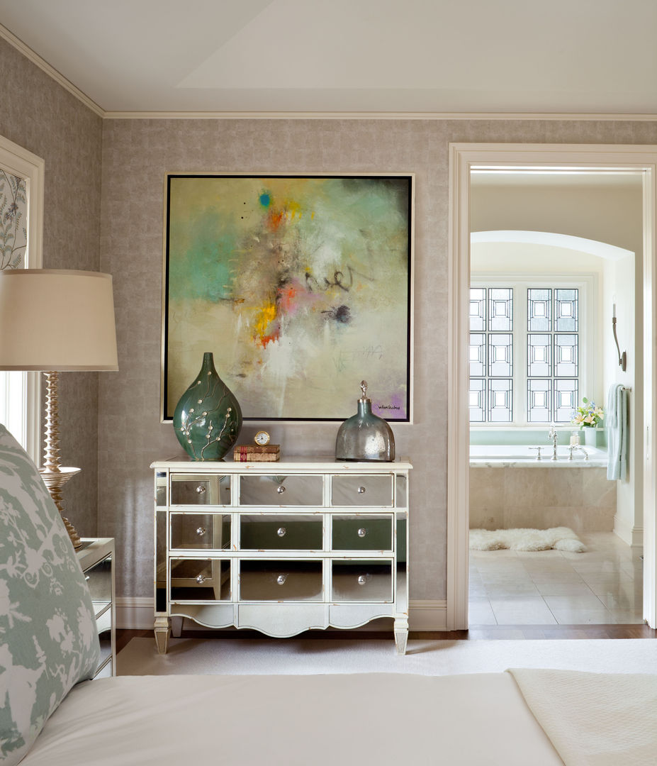Cherry Creek Traditional with a Twist, Andrea Schumacher Interiors Andrea Schumacher Interiors Eclectische slaapkamers
