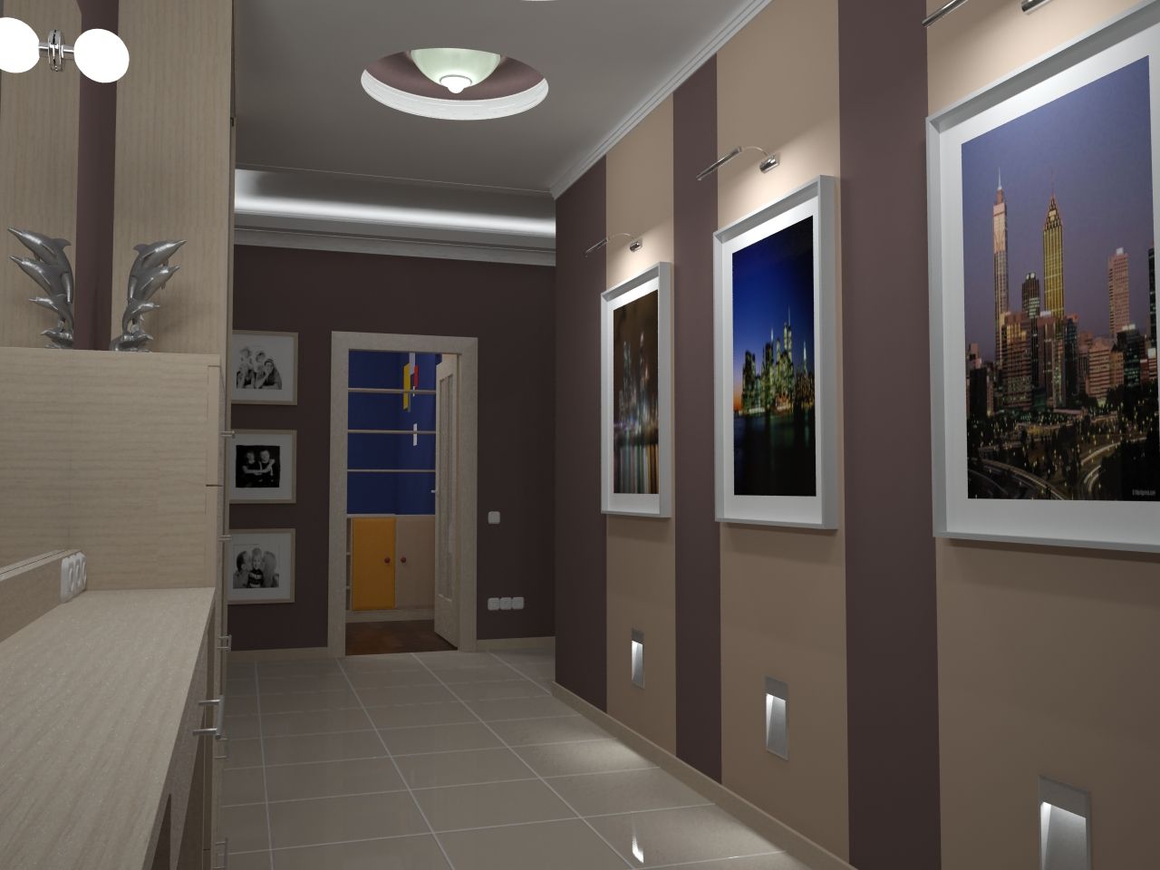 homify Eclectic style corridor, hallway & stairs