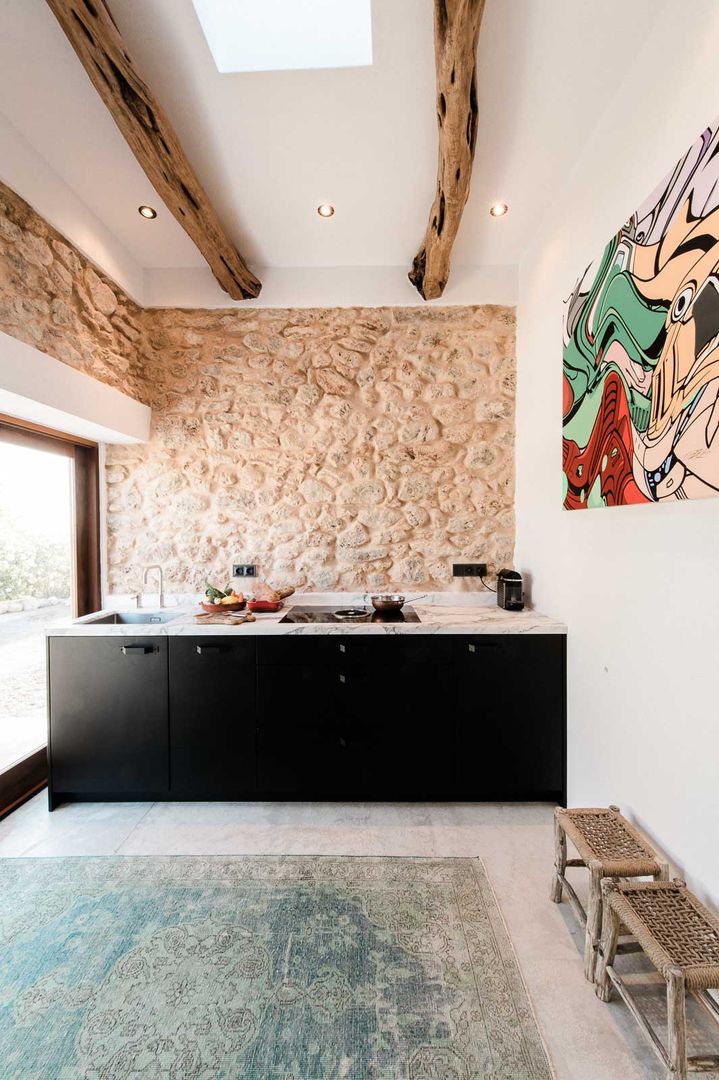 Ibiza Campo - Guesthouse, Ibiza Interiors Ibiza Interiors 地中海デザインの キッチン