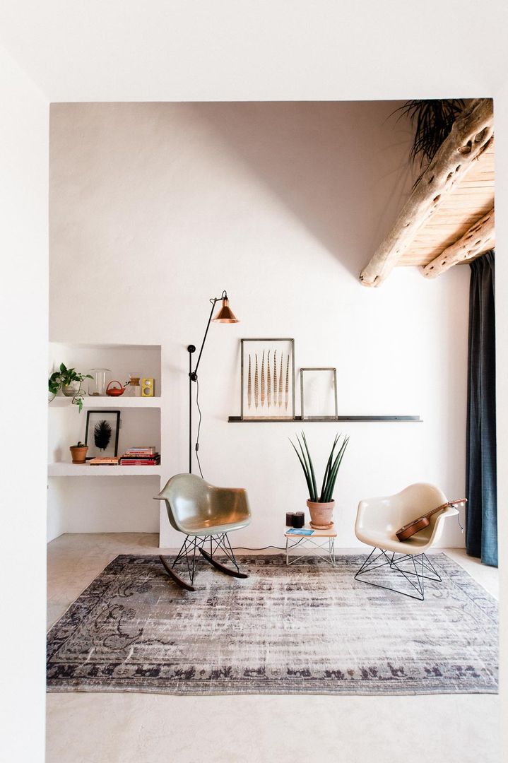 Ibiza Campo - Guesthouse, Ibiza Interiors Ibiza Interiors 地中海デザインの リビング