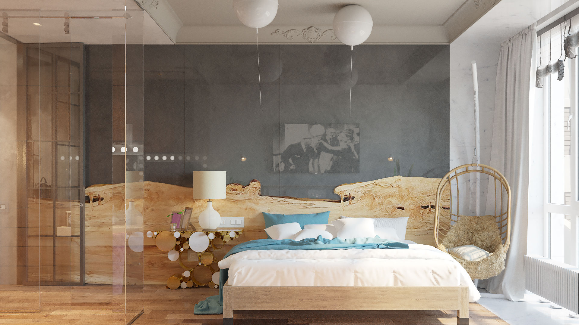 apart46m , Vashantsev Nik Vashantsev Nik Industrial style bedroom