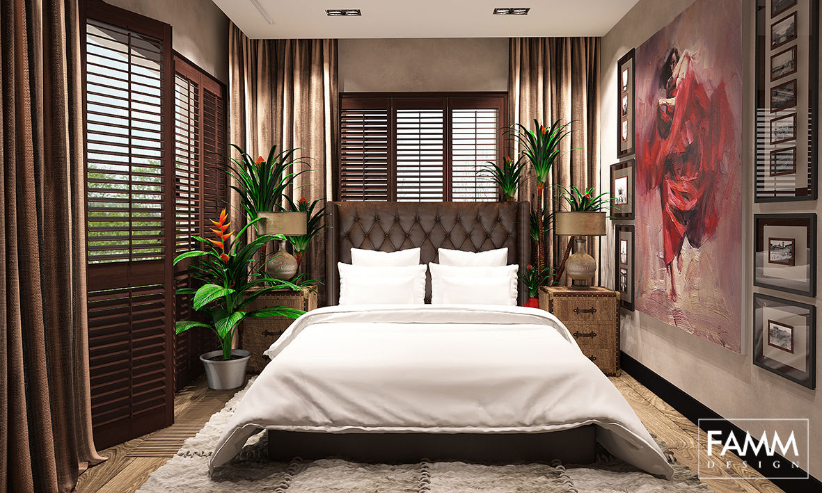 homify Colonial style bedroom