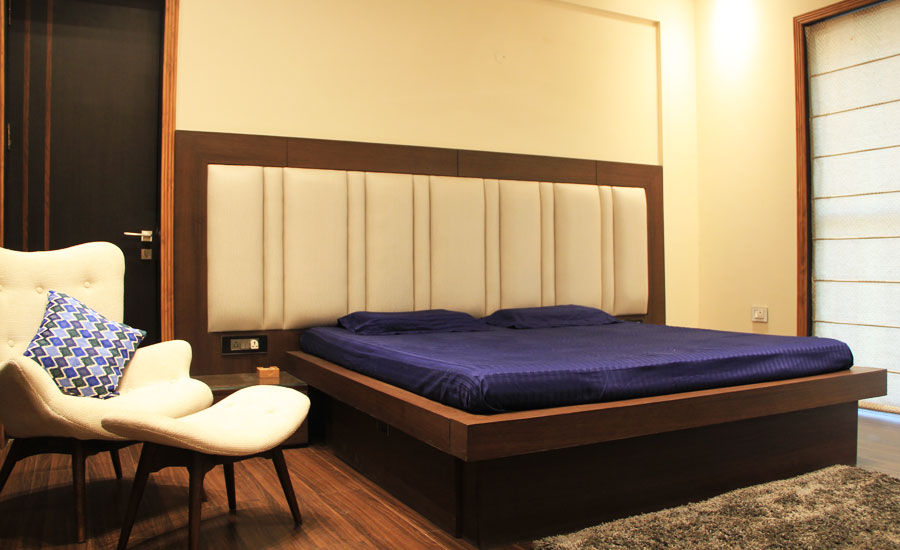 homify Kamar Tidur Modern Kayu Wood effect Beds & headboards