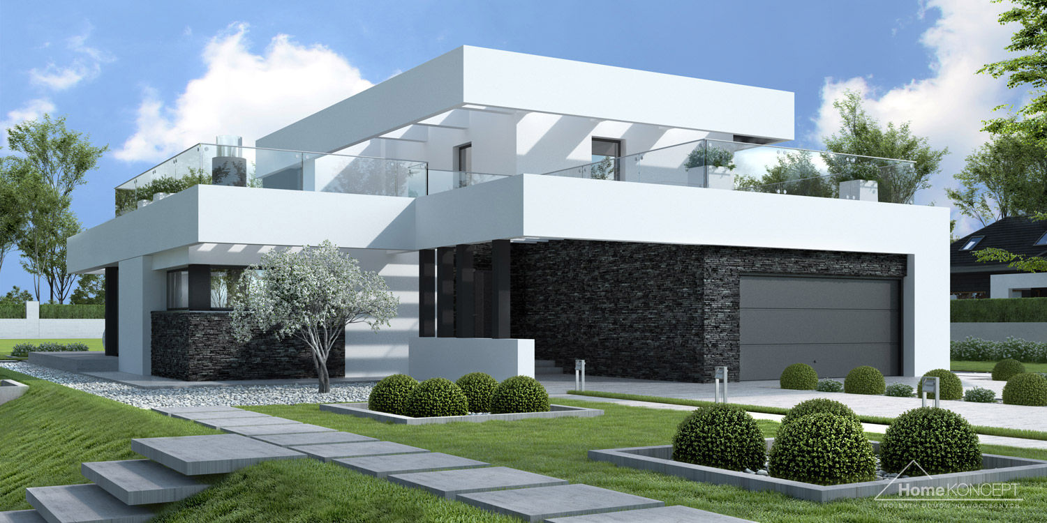 modern by HOMEKONCEPT | Projekty Domów Nowoczesnych, Modern