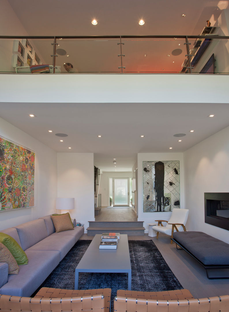 Georgetown Townhouse, Hinson Design Group Hinson Design Group モダンデザインの リビング