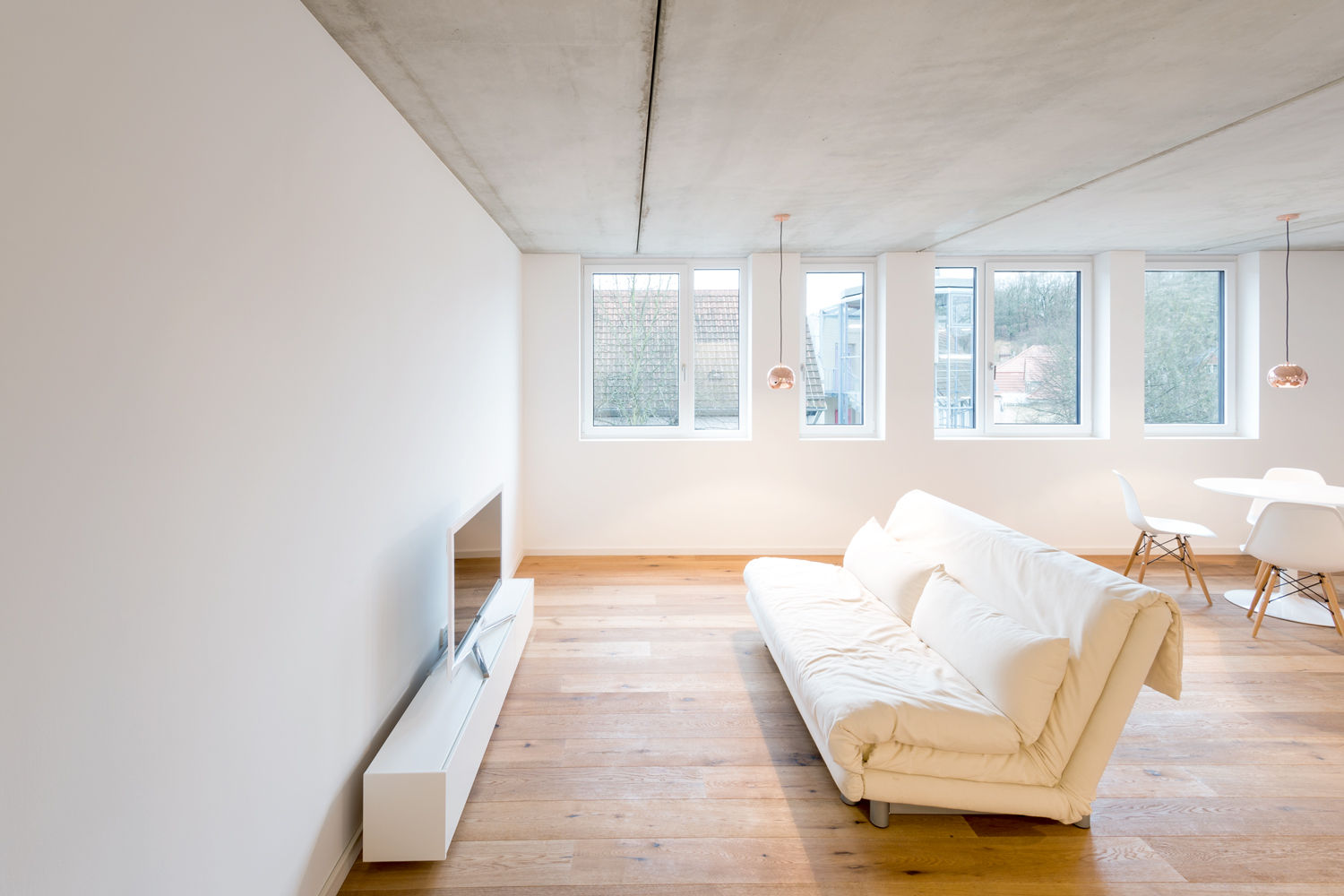 wohnung t1, sebastian kolm architekturfotografie sebastian kolm architekturfotografie Living room