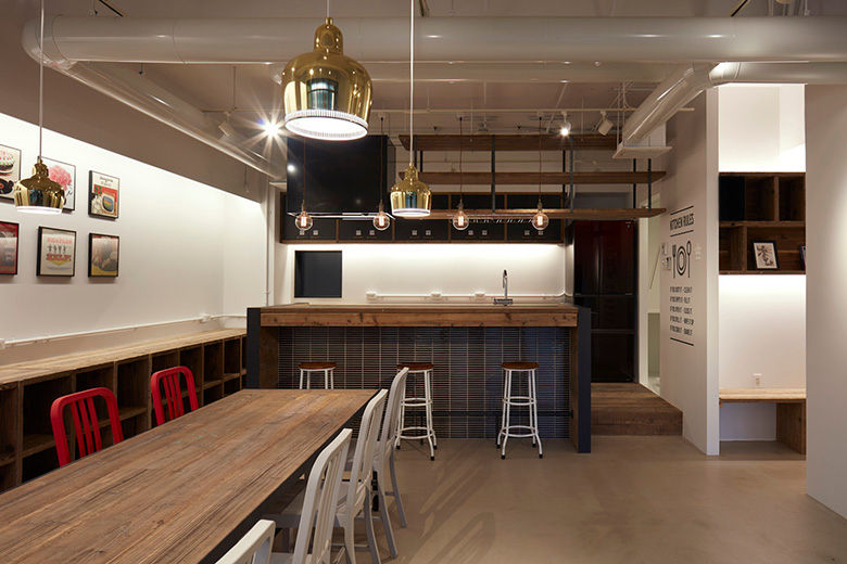 ShareHouse ”JYU-JYU”, SWITCH&Co. SWITCH&Co. Eclectic style dining room